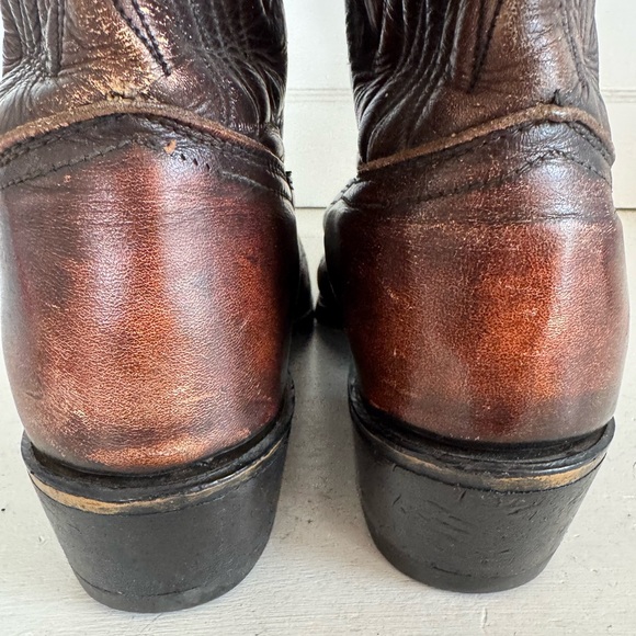 Vintage men’s Acme brown western cowboy boots size 9.5D - Picture 8 of 12